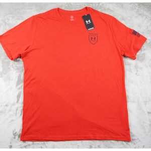 UNDER ARMOUR Shirt Mens 2XL Red Activewear Gym Exercise Running Walking NWT